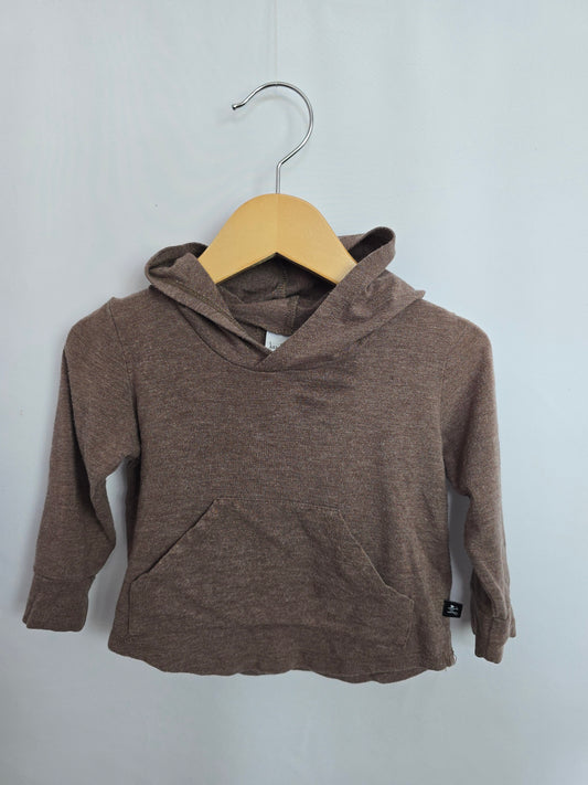 PLAY Jax & Lennon Chocolate Hoodie • 6-12 months