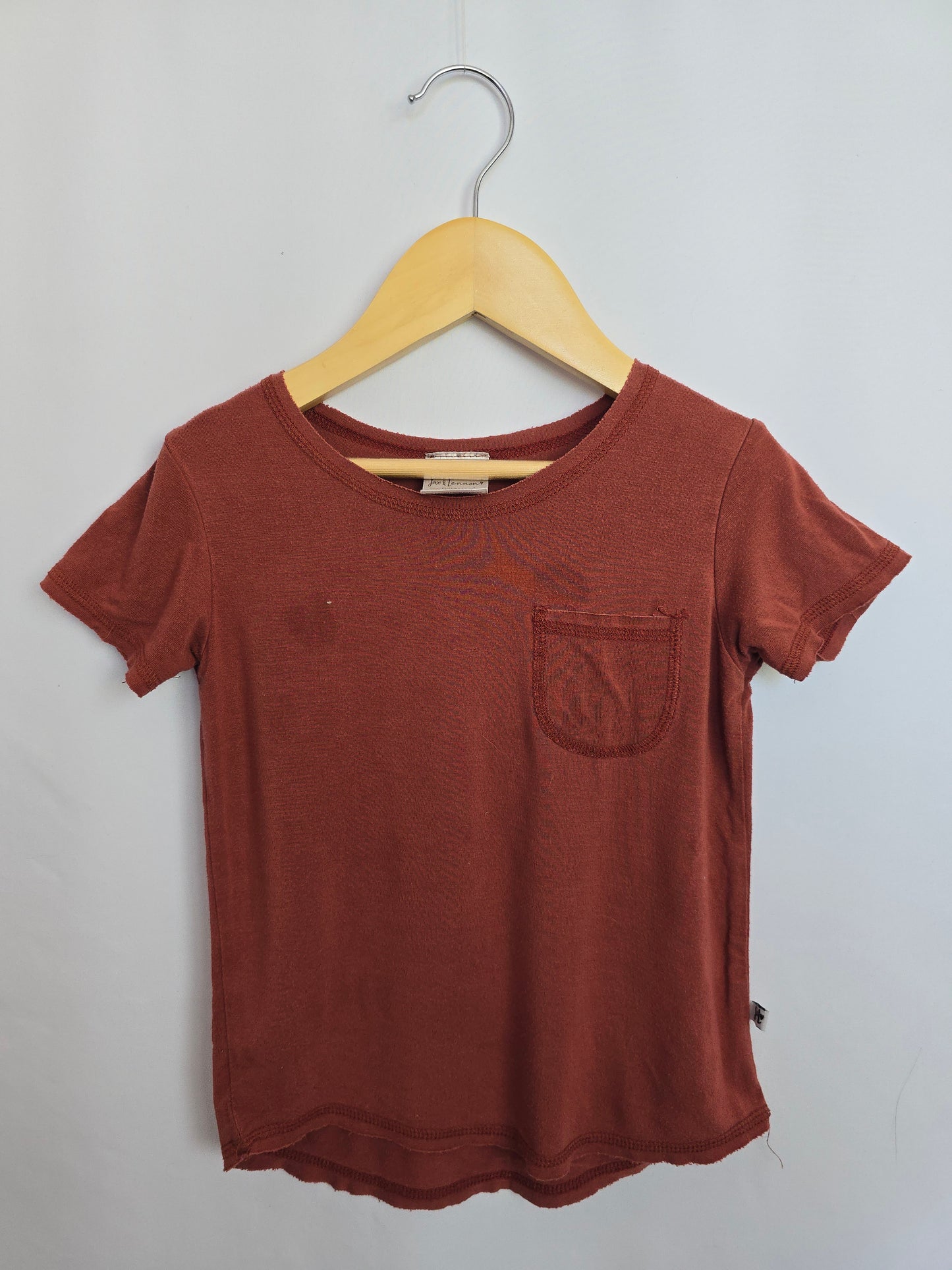 PLAY Jax & Lennon Rust Pocket Tee • 18-24 months