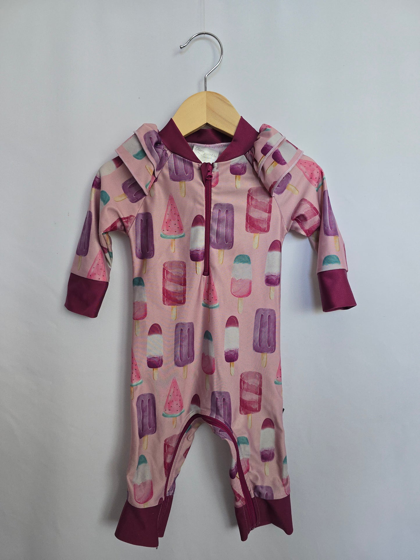 PLAY Honeysuckle Sweet Treats Sunsuit • 6-12 months