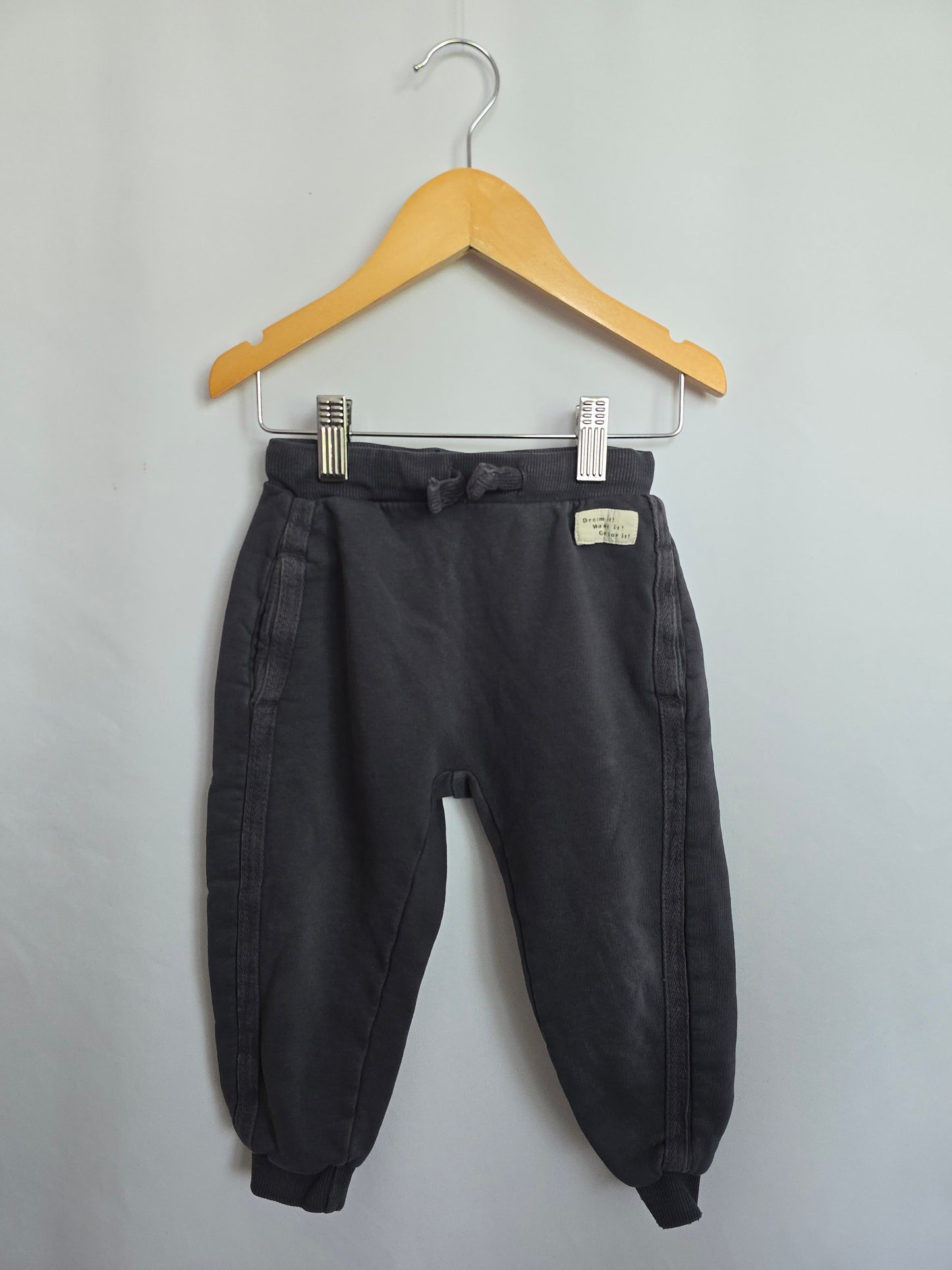 Zara Dark Grey Joggers • 2-3 years