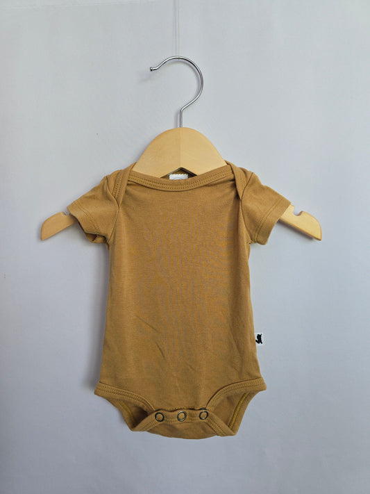 Little & Lively Camel Bodysuit • 0-6 months