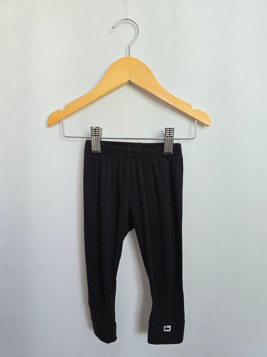 Little & Lively Black Leggings • 6-9 months