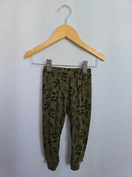 Little & Lively Ferns Leggings • 9-12 months