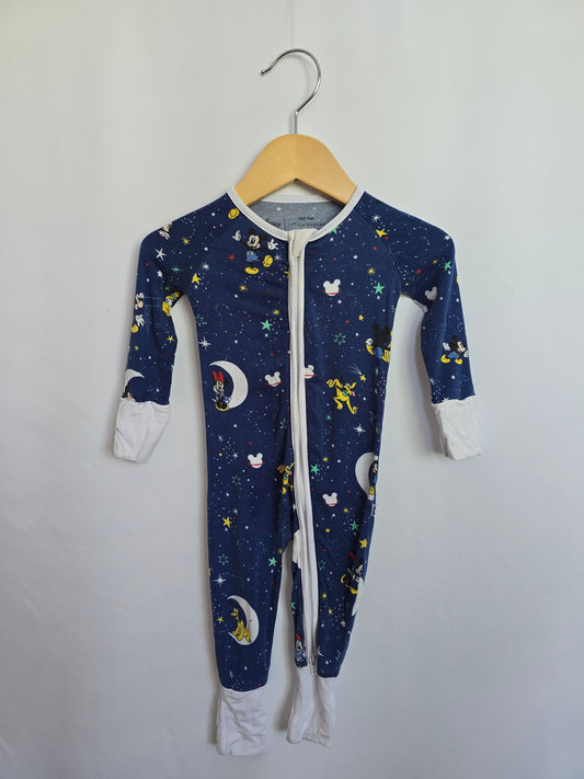 Little Sleepies x Disney Zip Romper • 0-3 months