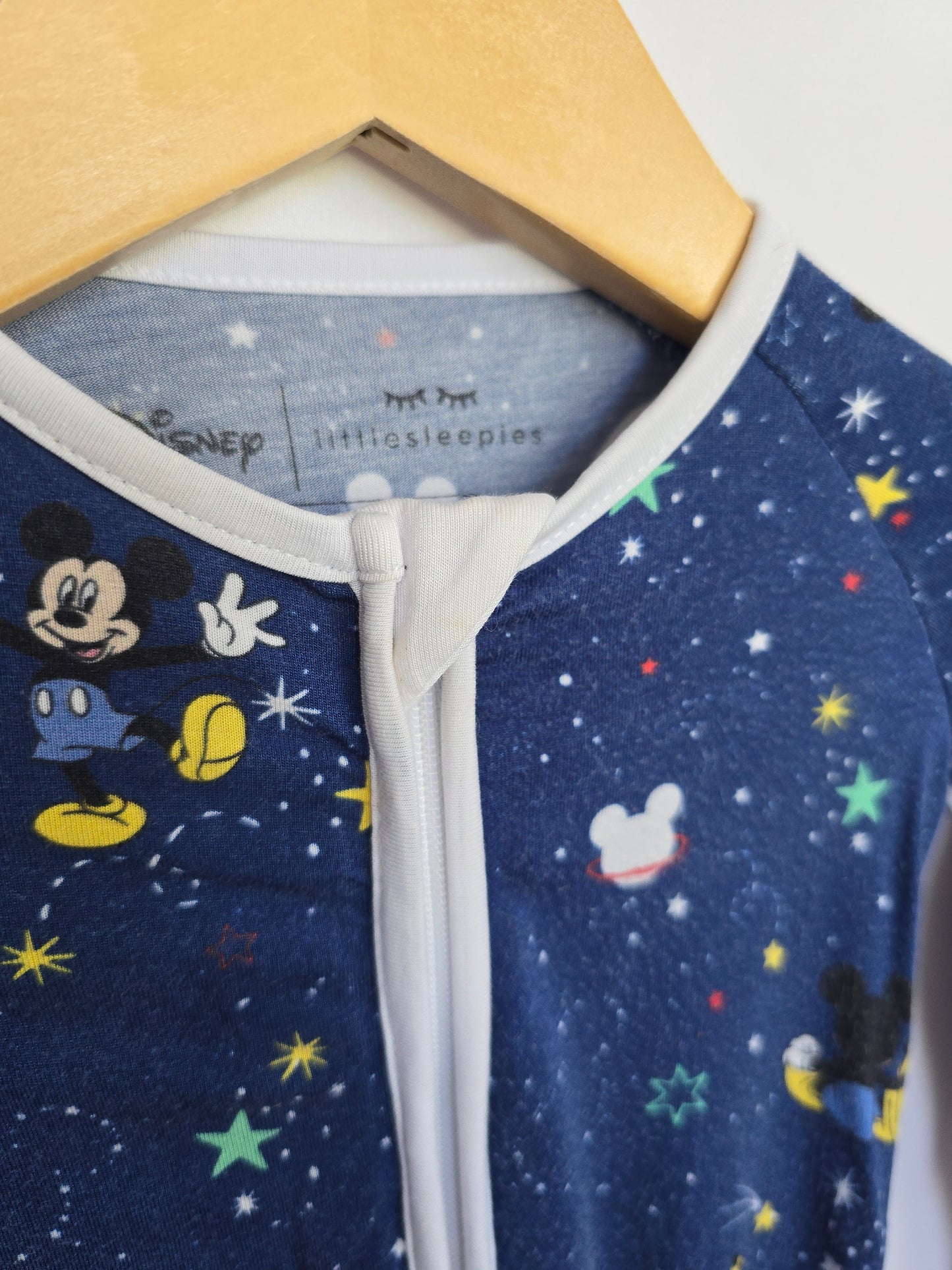 Little Sleepies x Disney Zip Romper • 0-3 months