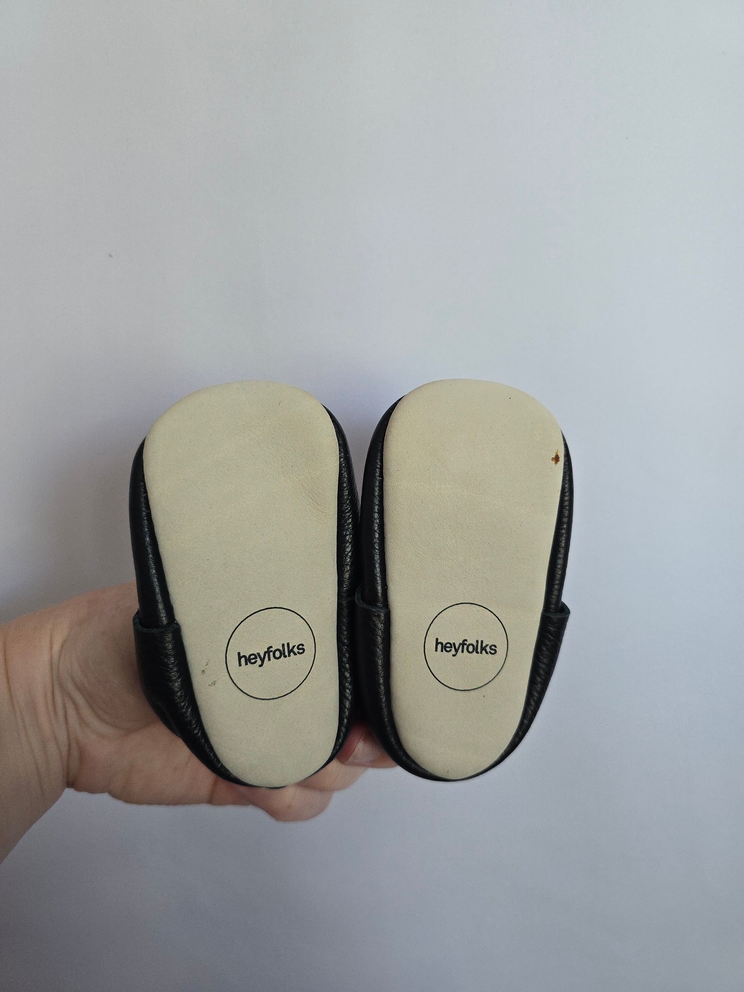 Hey Folks Black Soft Sole Shoe • 2C