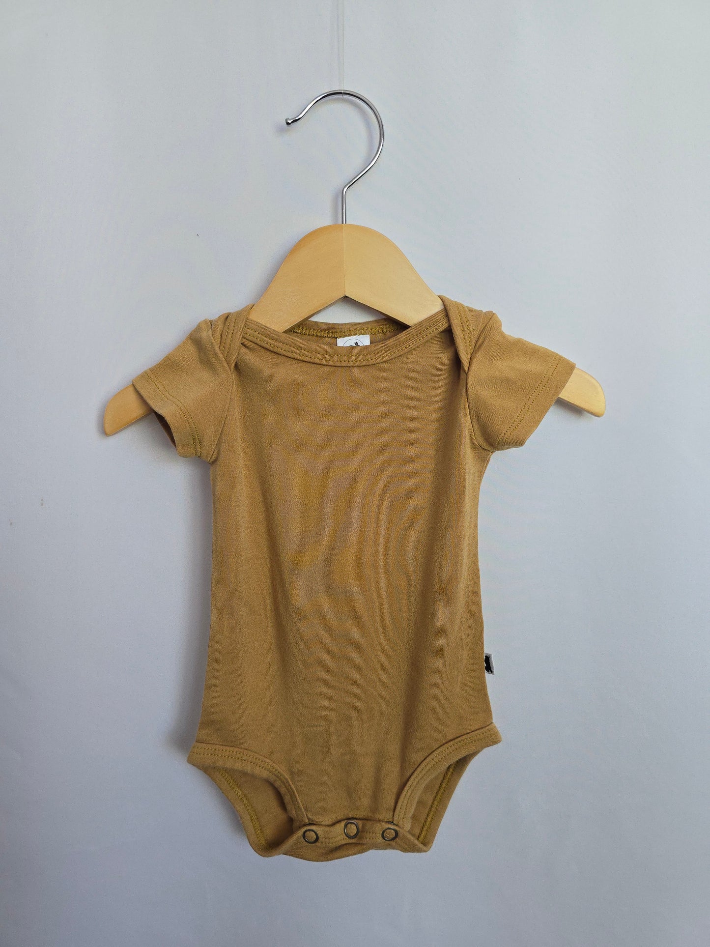 Little & Lively Camel Bodysuit • Newborn