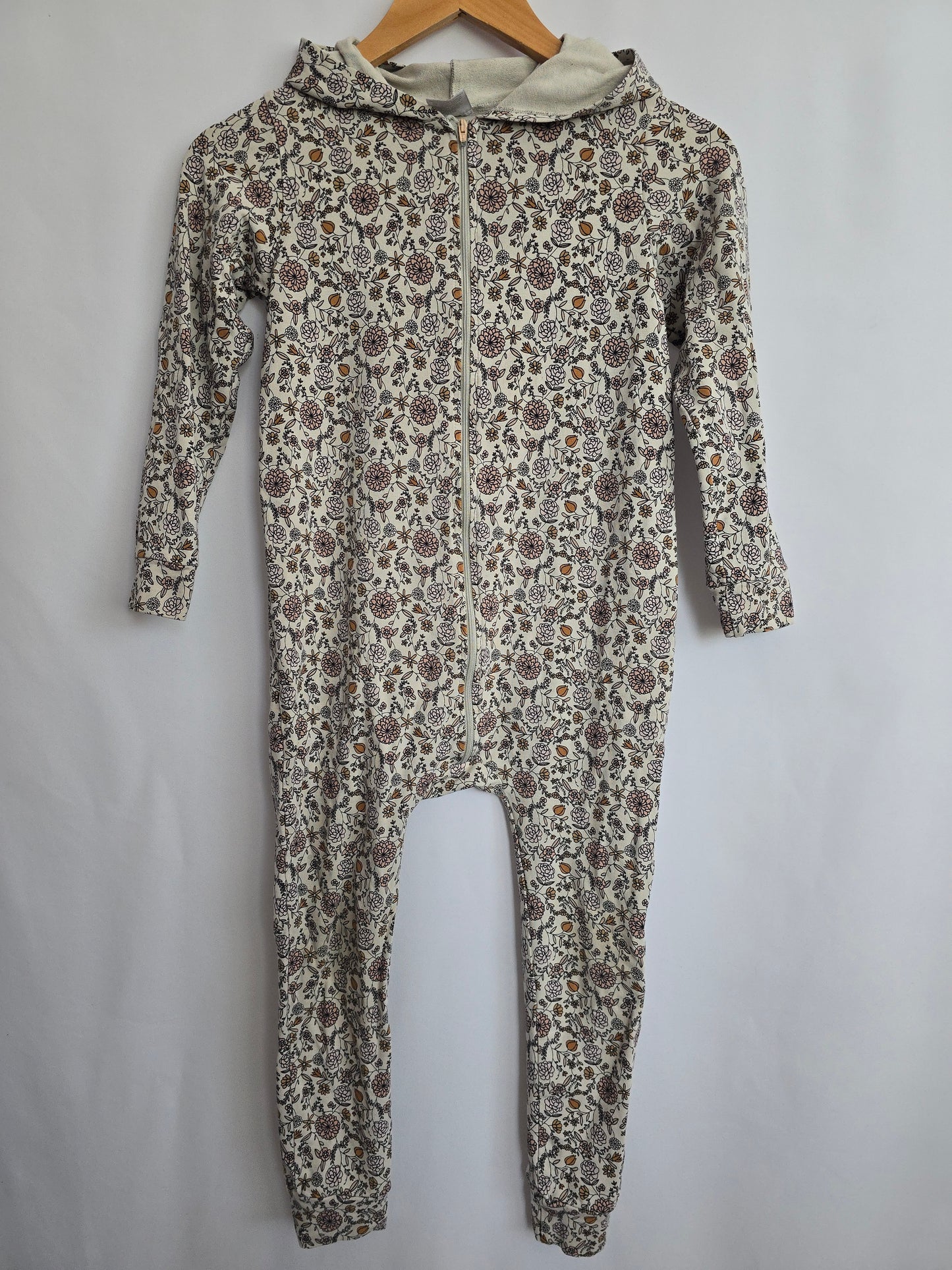 PLAY Jax & Lennon Floral Hooded Romper • Youth Medium 8-9 years