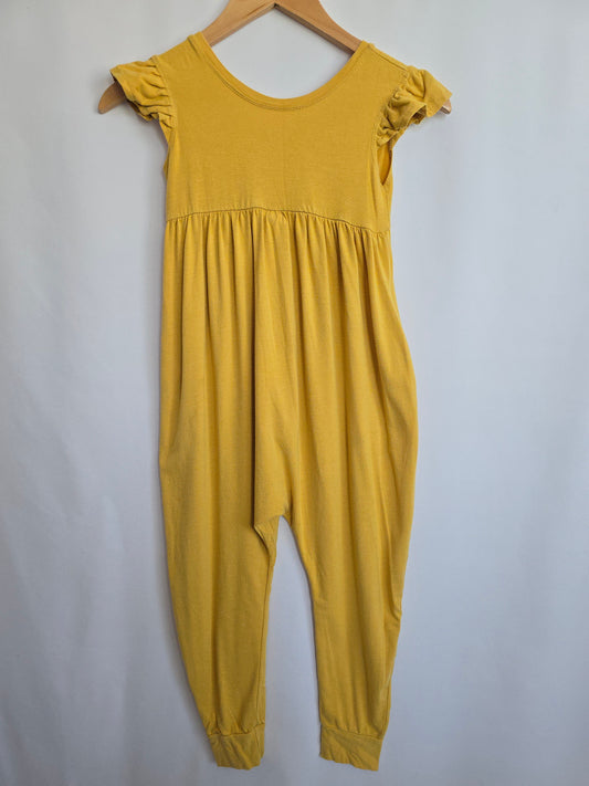 PLAY Nest & Nurture Golden Ruffle Romper • 7-8 years