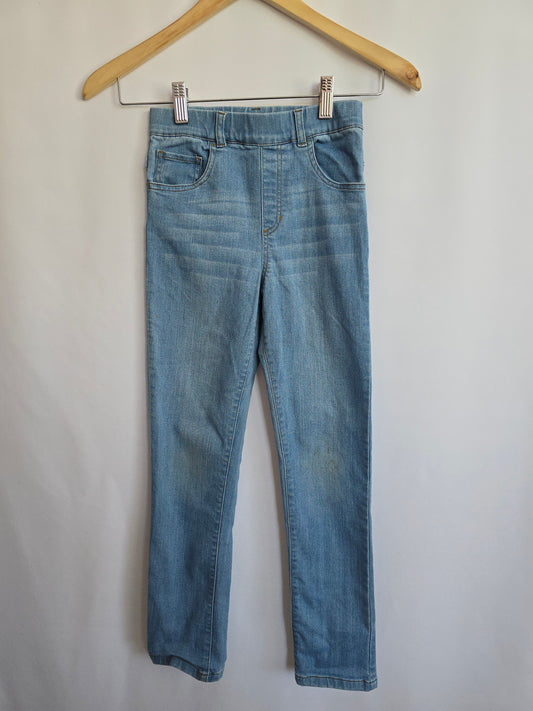 PLAY Jax & Lennon Light Wash Denim • Youth Medium  8-9 years