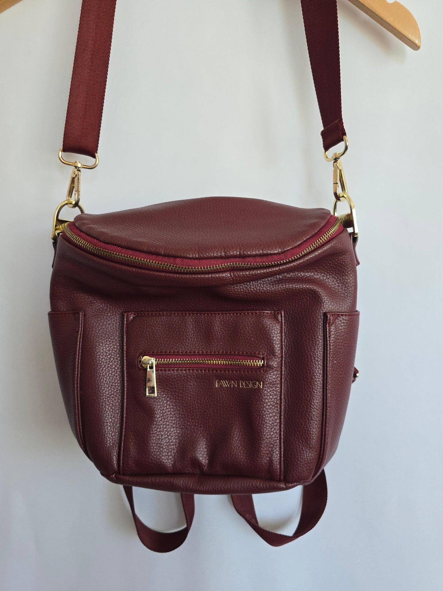 Fawn Design Merlot Mini Backpack Diaper Bag