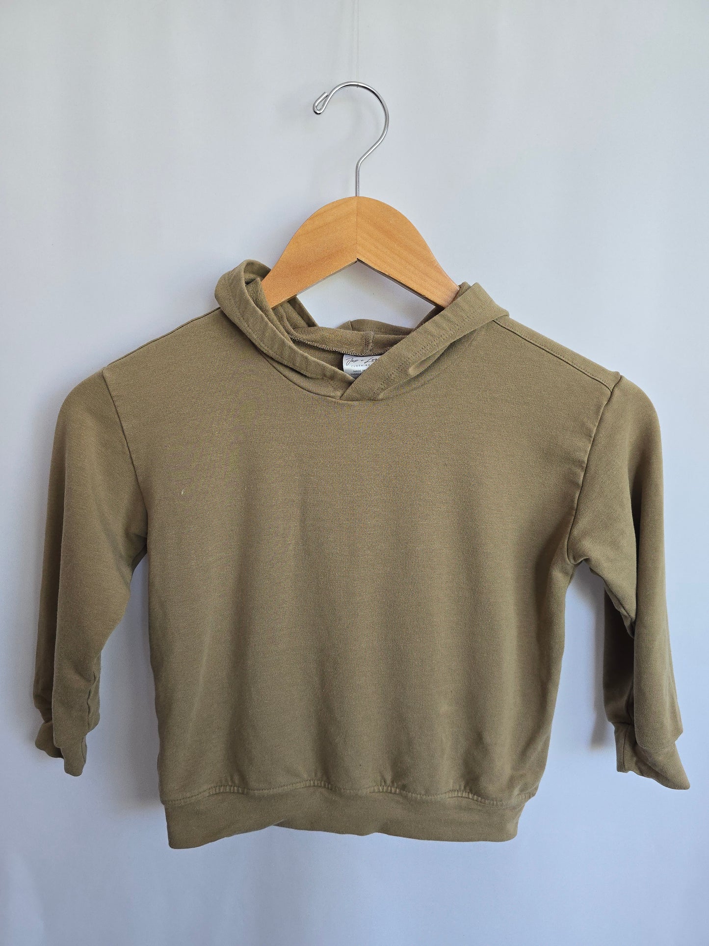 Jax & Lennon Moss Relaxed Hoodie • 3-4 years