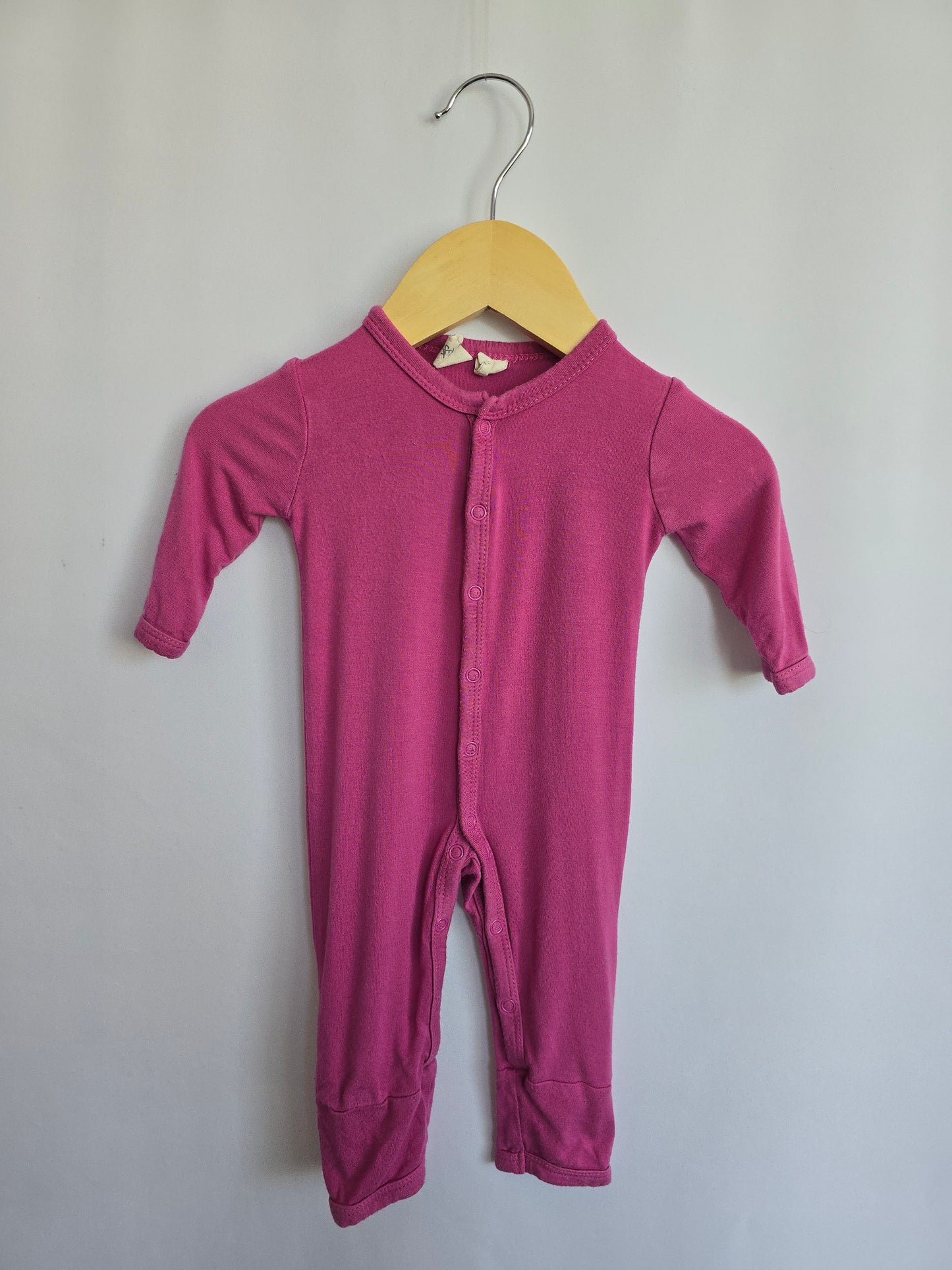 Kyte Sangria Snap Romper • Newborn