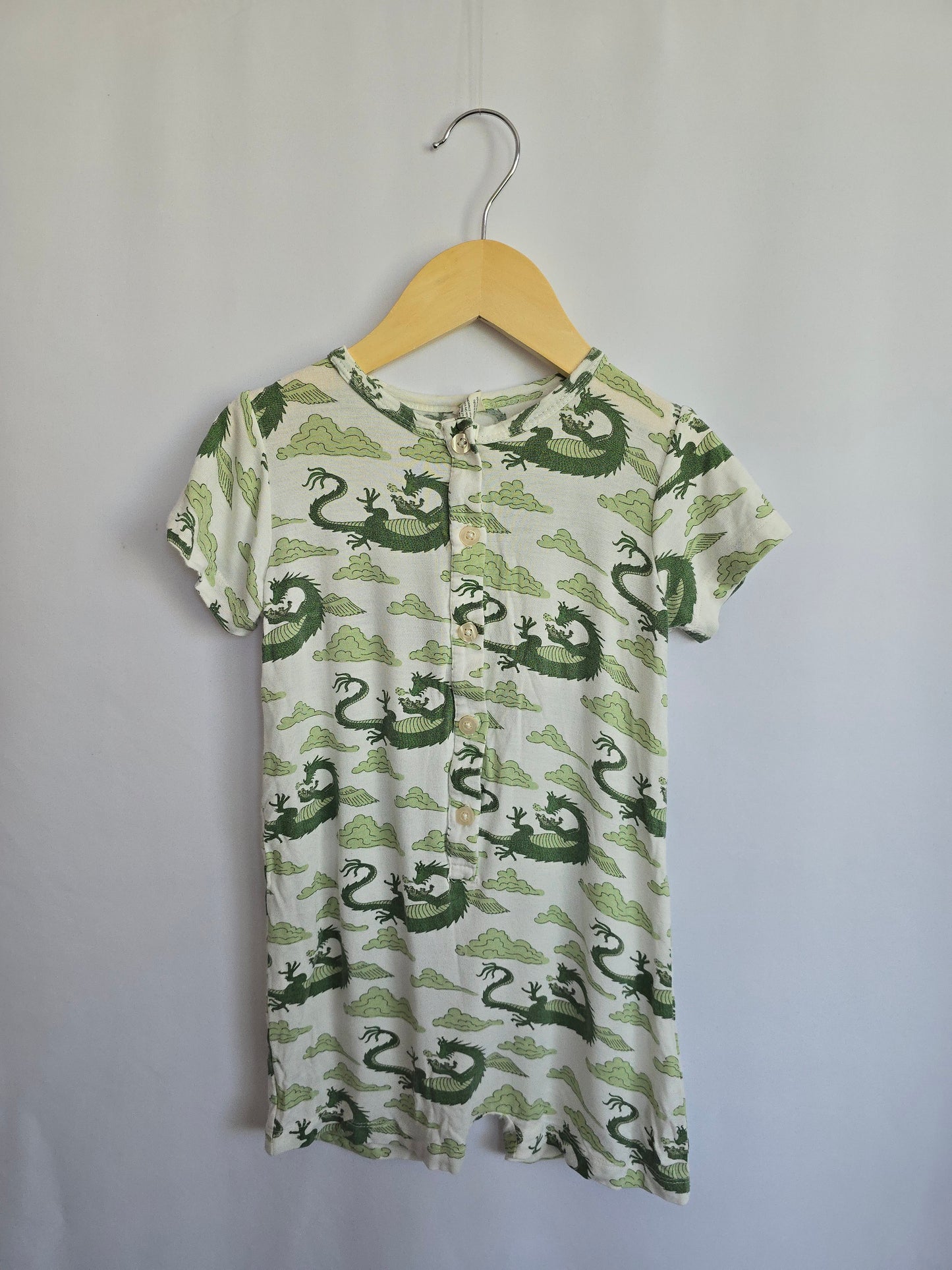 Kate Quinn Dragons Shortie Romper • 3 years