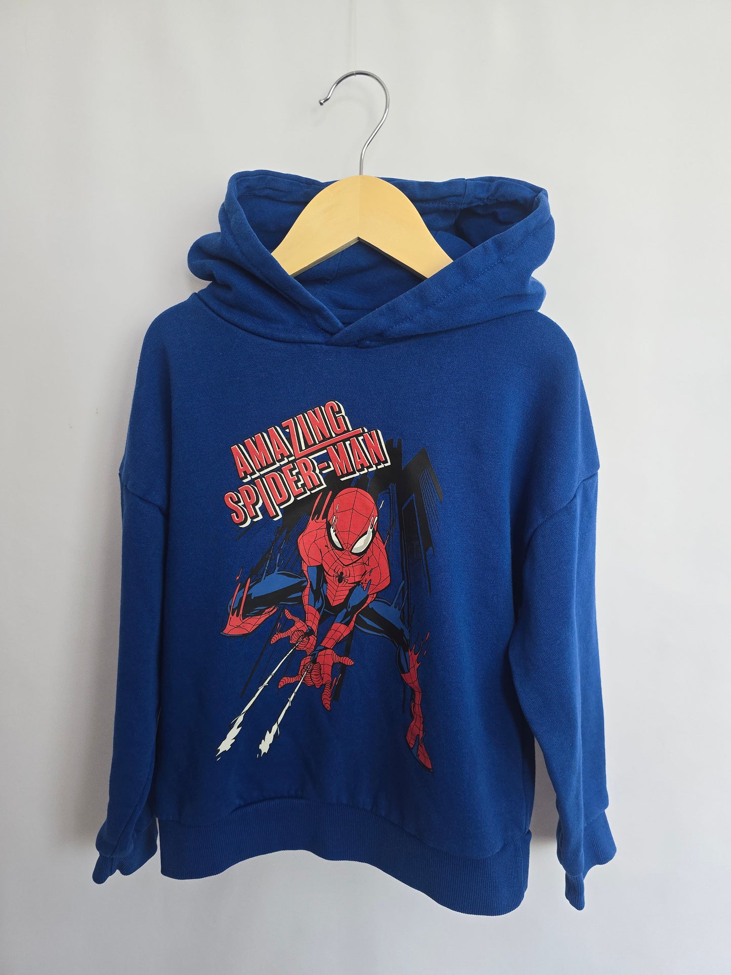 Marvel Blue Spiderman Hoodie • 6-7 years