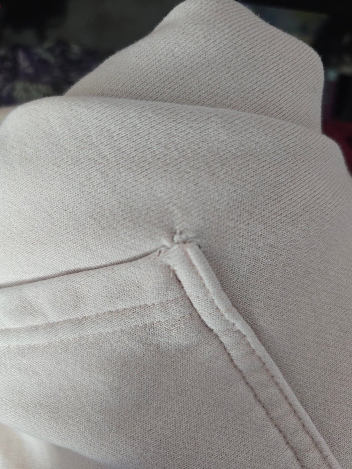 TNA Cozy Fleece Boyfriend Fit Light Wash Pink • Large