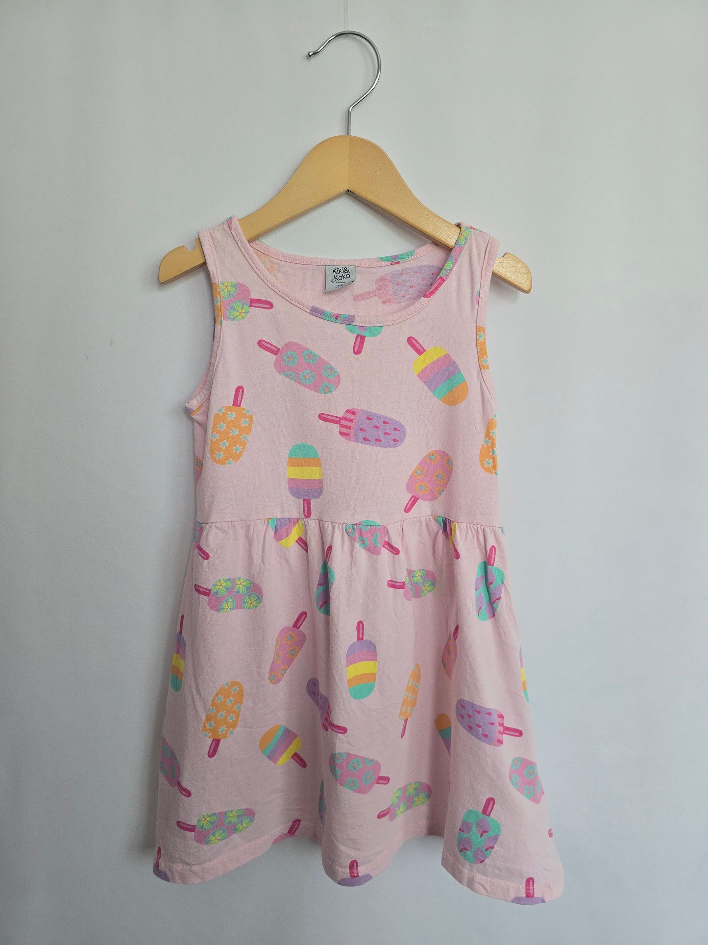 Kiki & Koko Pink Popsicle Tank Dress • 5-6 years