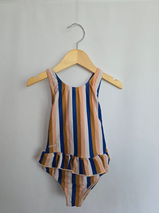 Liewood Striped Ruffle Swimsuit • 2-3 years