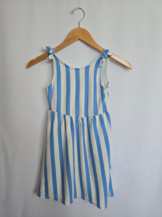 Zara Blue Stripe Tank Dress • 7 years