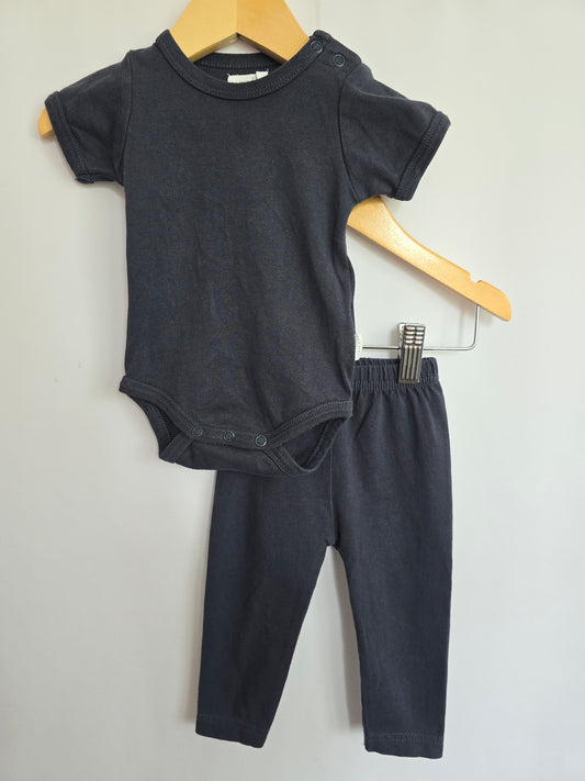 Jamie Kay Deep Blue Bodysuit & Pants Set • 0-3 months