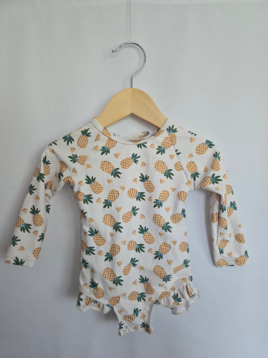 Current Tyed Pineapple Sunsuit *flaw* • 6-12 months