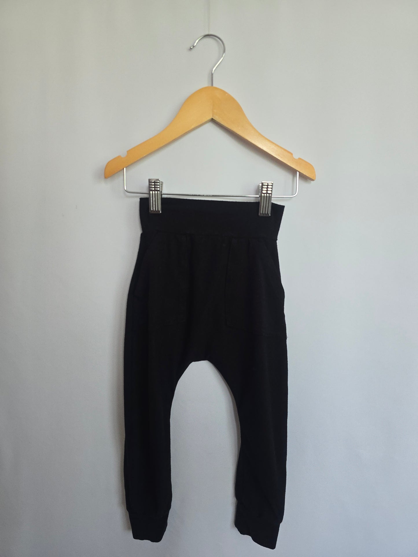 Tiny Button Apparel Black Harems • 2-3 years