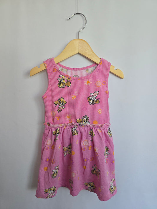 Paw Patrol Pink Skye Dress • 1-2 years