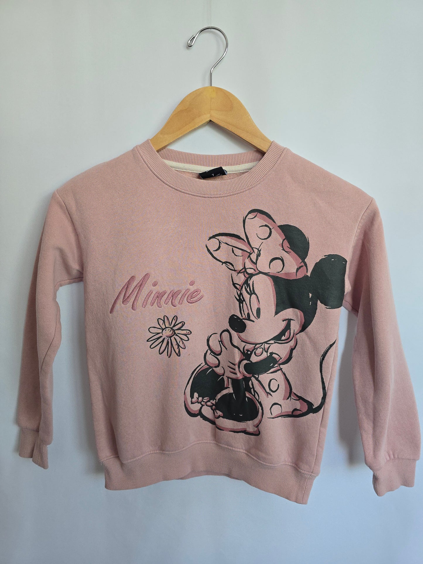 Disney Minnie Mouse Blush Crewneck • 7 years