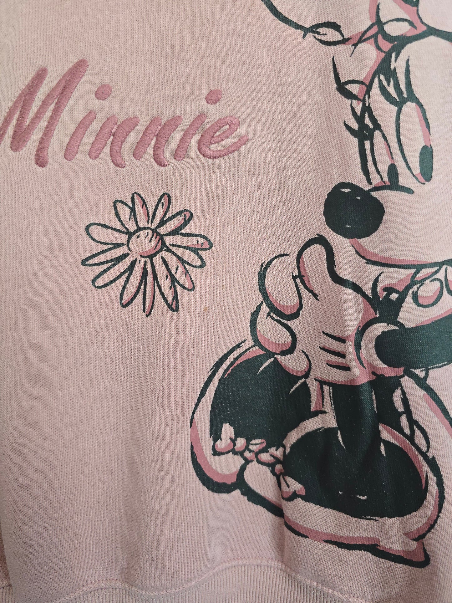 Disney Minnie Mouse Blush Crewneck • 7 years