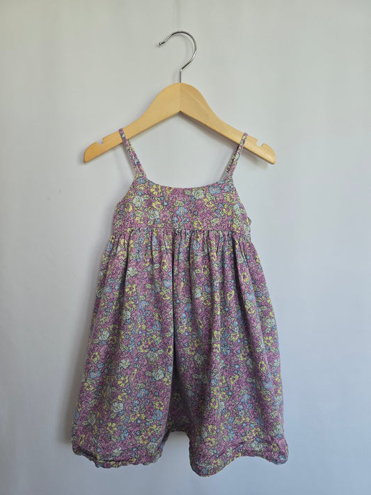 Cotton On Kids Purple Floral Dress • 4 years