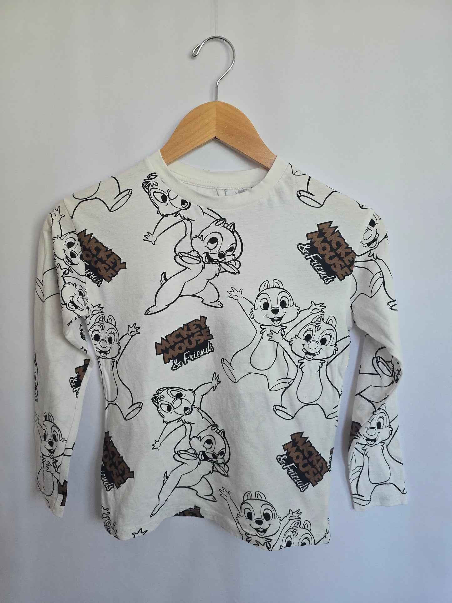 H&M Chip & Dale Long Sleeve Shirt  • 7-8 years