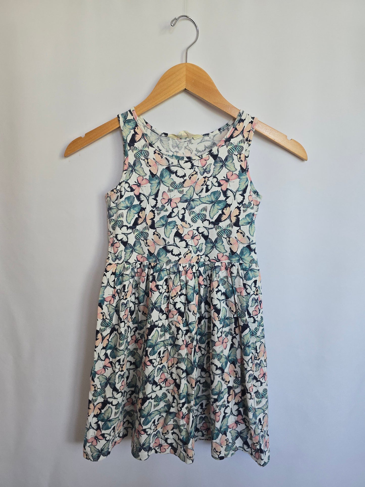 H&M Marble Butterfly Tank Dress • 8-10 years