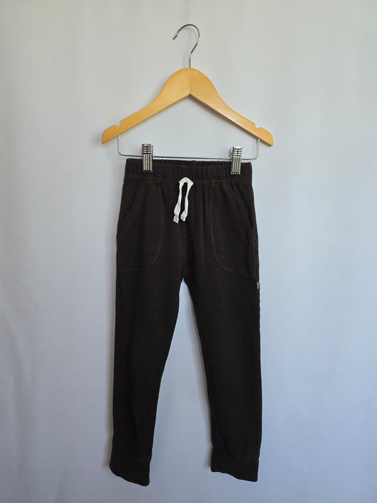 Jax & Lennon Cocoa Brown Lounge Pants • 4-5 years