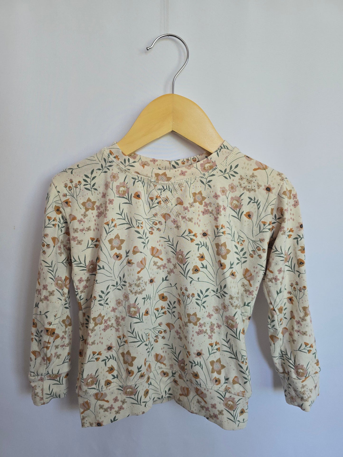 Jax & Lennon Spring Floral Crewneck • 12-18 months