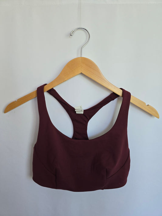 Lululemon Red Merlot Wonder Train Medium support Bra • Medium 6