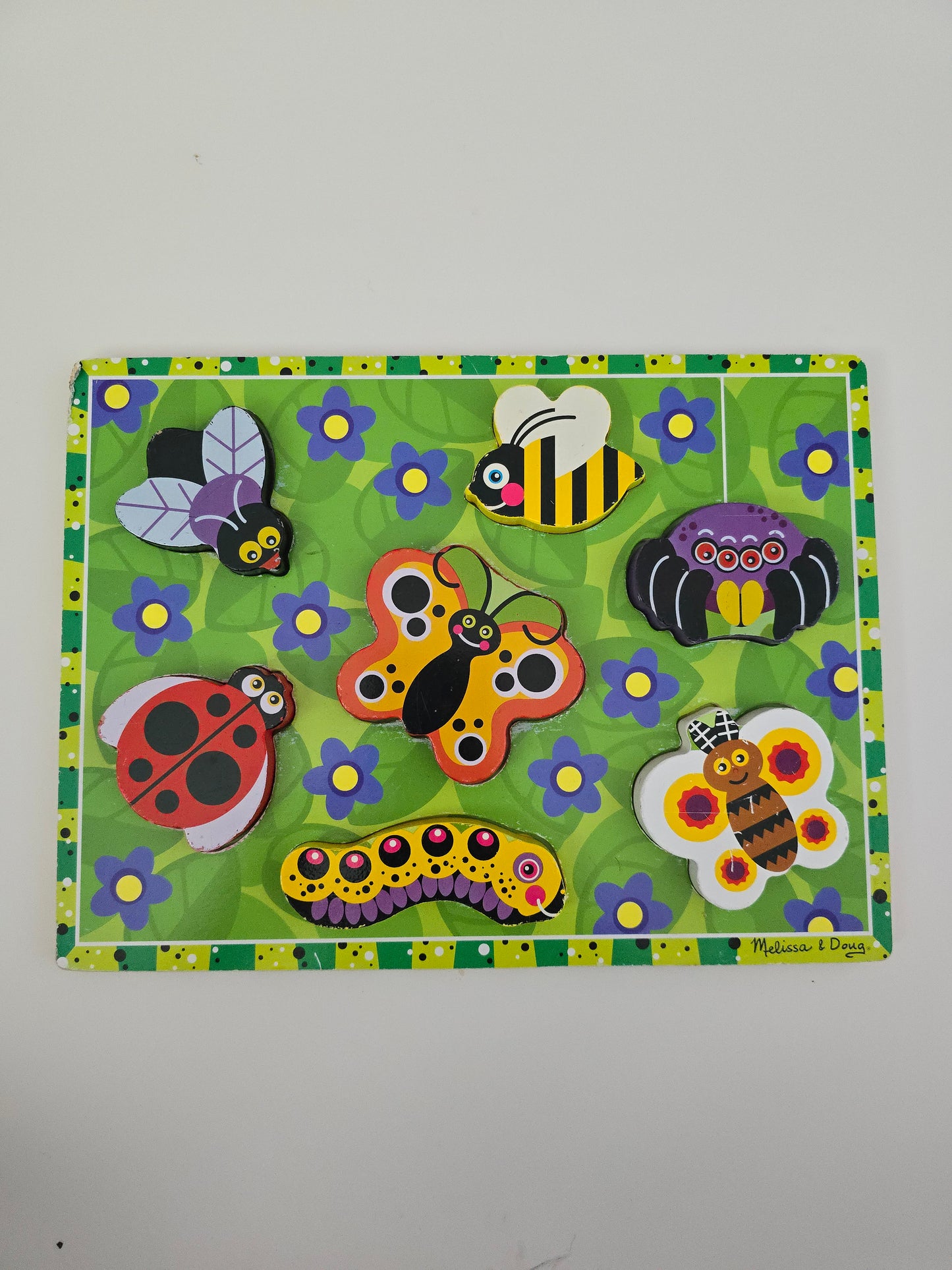 Melissa & Doug Wooden Chunky Bugs Puzzle