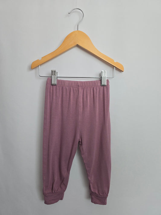 Kyte Plum Joggers • 6-12 months