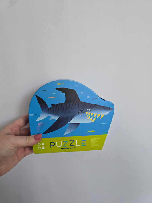 NEW Crocodile Creek Shark Puzzle 12 Piece