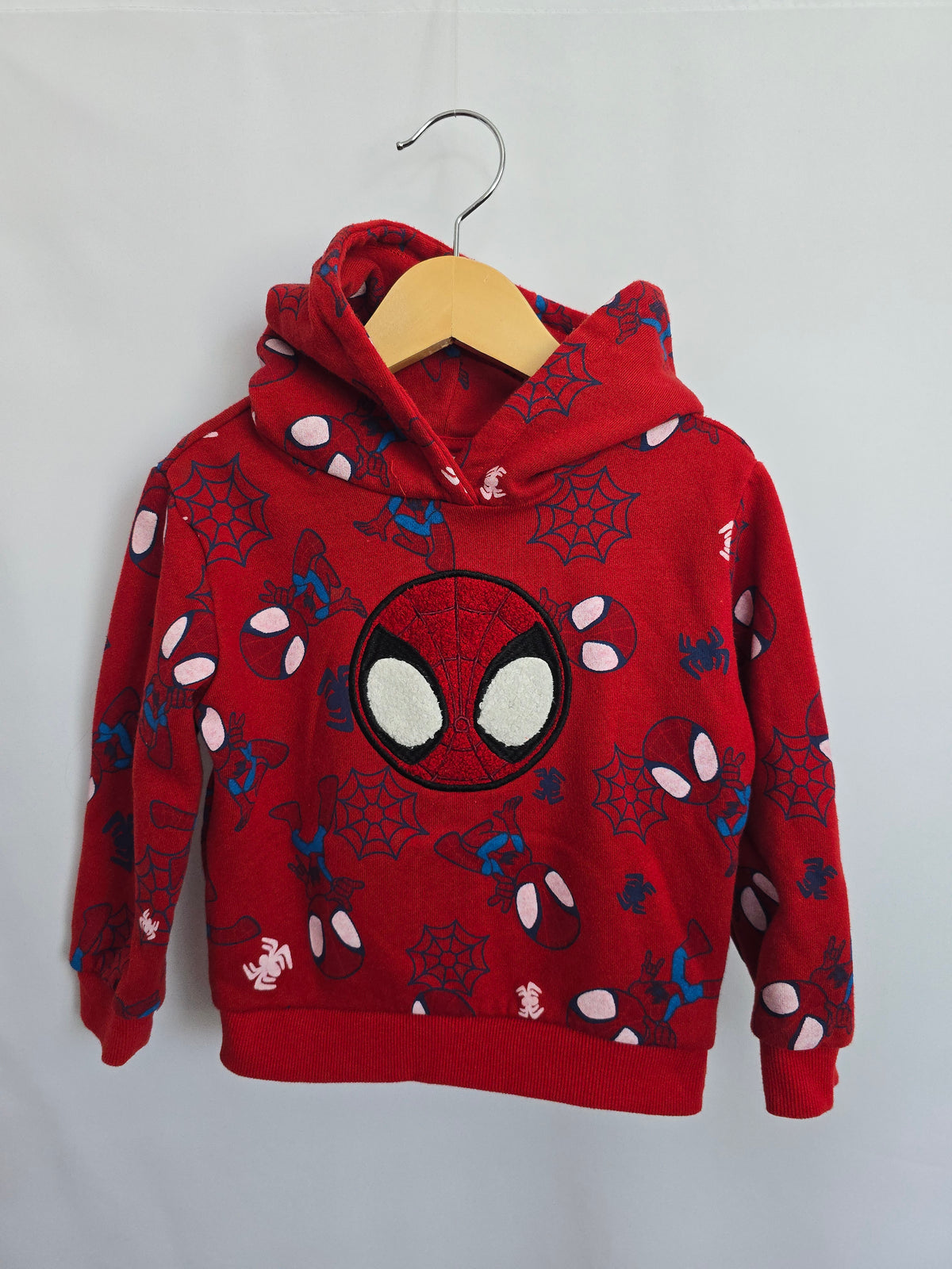 Joe Fresh Red Spidey Hoodie • 4 years