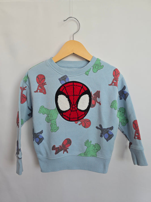 Marvel Spidey Blue Crewneck • 2 years