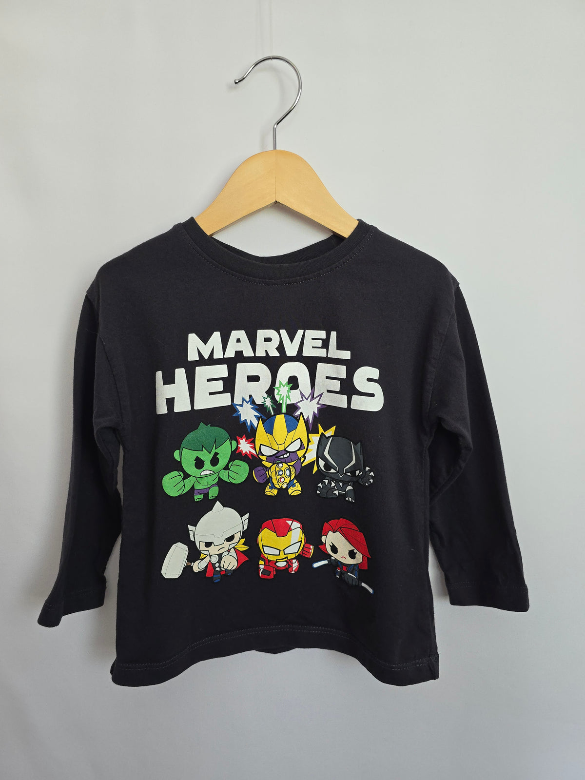 Zara Marvel Heros Long Sleeve Shirt • 3 years