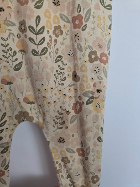 Jax & Lennon Fall Floral Tee Romper • 6-12 months