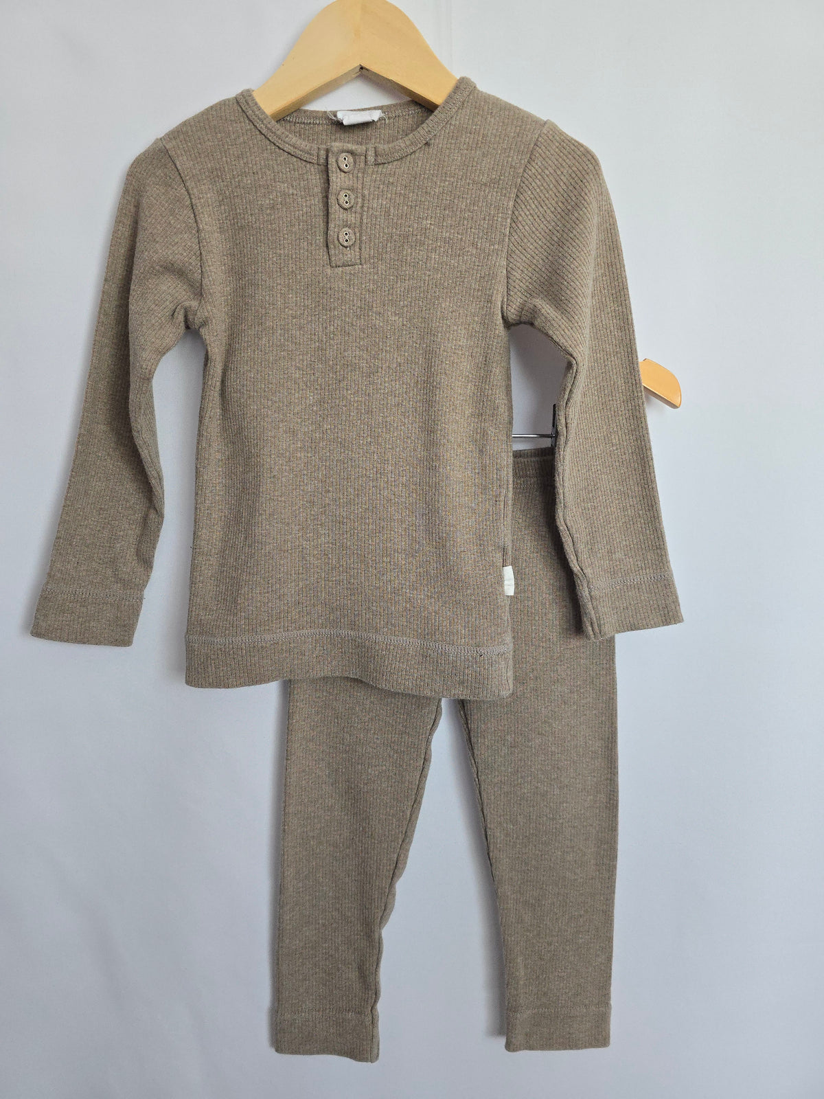 Jamie Kay Oat Ribbed Set • 2 years