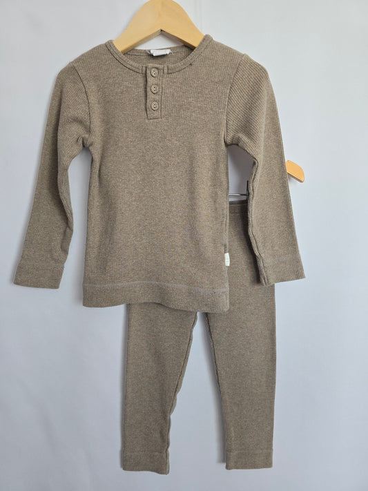Jamie Kay Oat Ribbed Set • 2 years