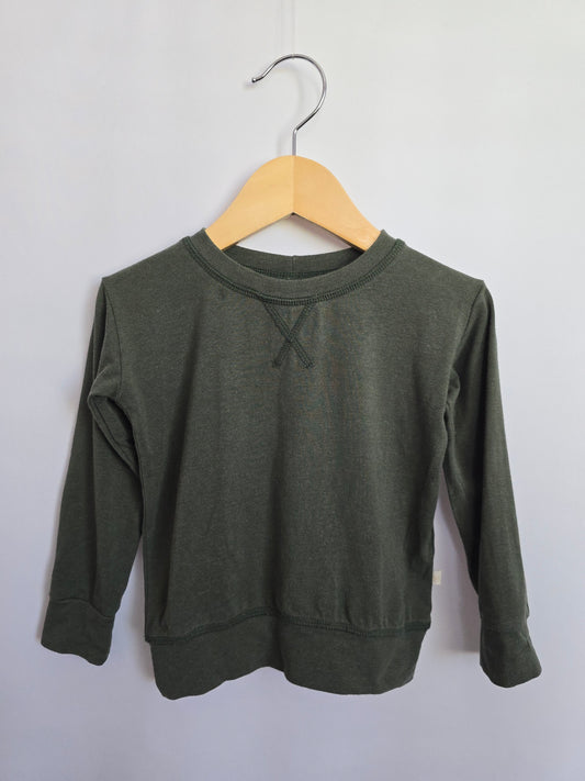 Jax & Lennon Thyme Crewneck • 12-18 months