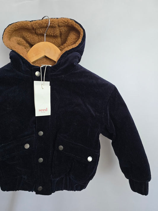 NEW Seed Heritage Navy Cord Jacket • 5 years
