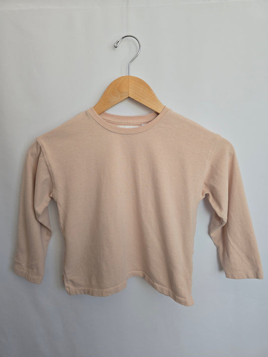 PLAY Zara Blush Long Sleeve Shirt • 5-6 years
