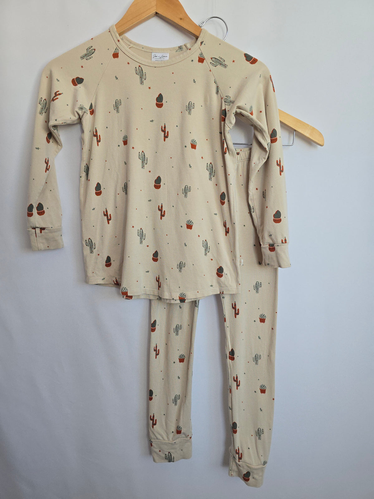 PLAY Jax & Lennon Cactus Pajama Set *flaw* • Youth Small 6-7 years