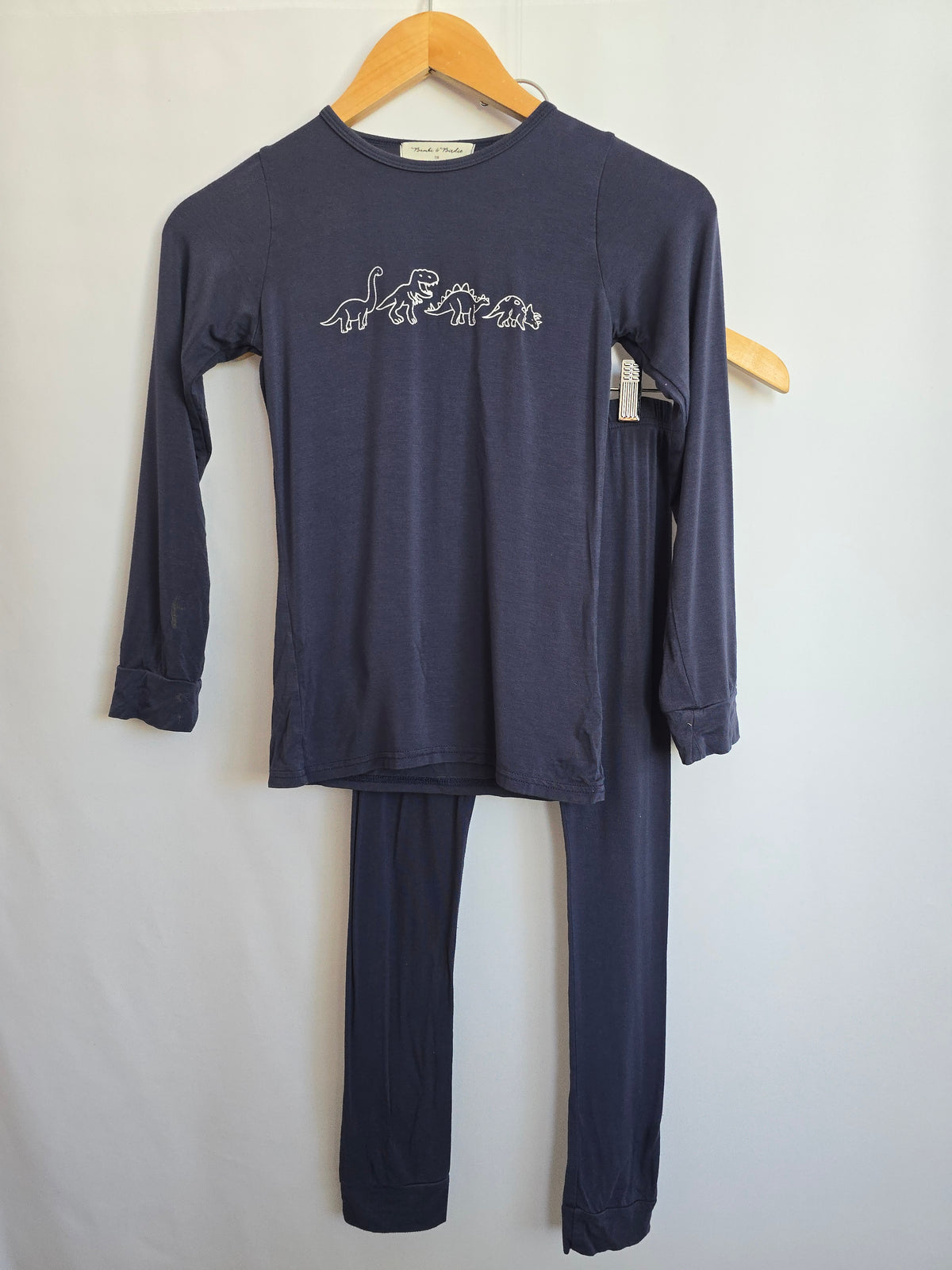 PLAY Bambi & Birdie Blue Dinosaur Pajama Set • 6 years