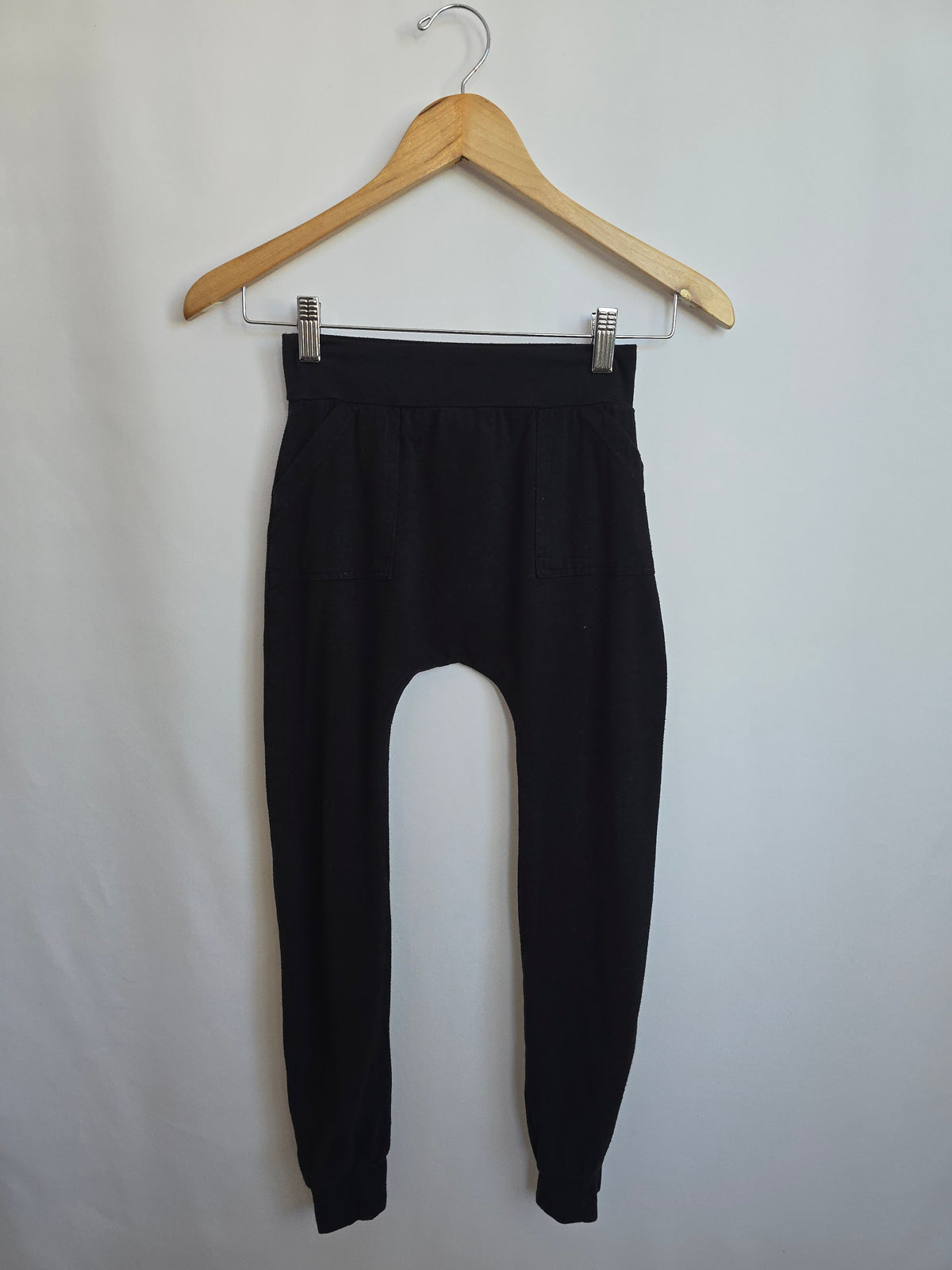 Tiny Button Apparel Black Harems • 7-8 years
